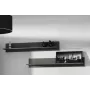 Set de estantes flotantes de pared Cama Meble SOHO 1250×200×200 mm, tablero de partículas, negro mate (dos estantes)