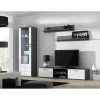 Set de estantes flotantes de pared Cama Meble SOHO, 2 estantes, 1250×200×200 mm, tablero de partículas, gris mate
