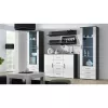 Set de estantes flotantes de pared Cama Meble SOHO, 2 estantes, 1250×200×200 mm, tablero de partículas, gris mate