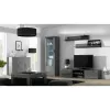 Set de estantes flotantes de pared Cama Meble SOHO, 2 estantes, 1250×200×200 mm, tablero de partículas, gris mate