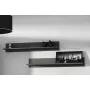 Set de estantes flotantes de pared Cama Meble SOHO, 2 estantes, 1250×200×200 mm, tablero de partículas, gris mate