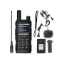 Walkie-talkie Baofeng UV-17E — 5 W, batería de 1800 mAh, VOX, linterna, radio FM, alcance de hasta 10 km, negro (pack de 2)