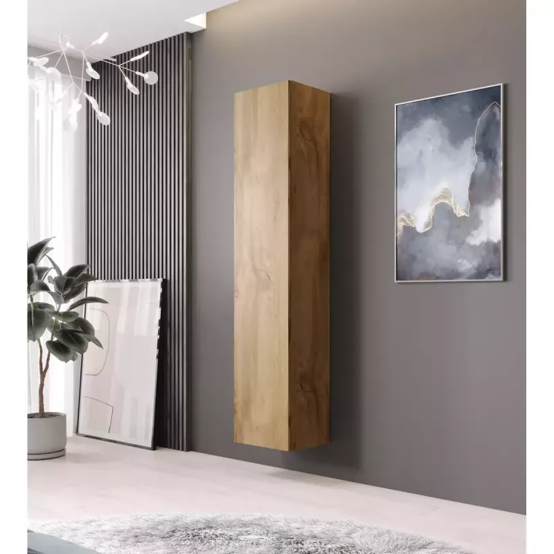 Armario de almacenamiento de pared Cama Meble VIGO 180, 1800×400×300 mm, roble Wotan