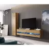 Armario de almacenamiento de pared Cama Meble VIGO 180, 1800×400×300 mm, roble Wotan