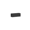 Armario de almacenamiento cama meble VIGO 90 — de pared, 900×350×320 mm, negro/negro brillo