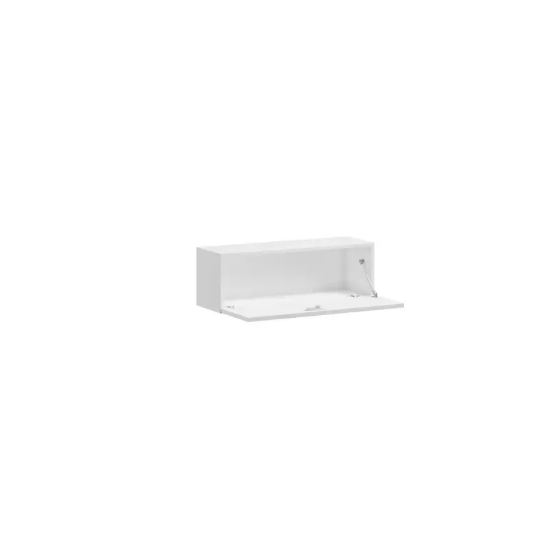 Armario de almacenamiento cama meble VIGO 90 — de pared, 900×350×320 mm, negro/negro brillo