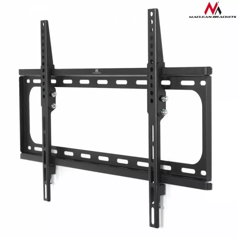 Soporte de pared para TV MACLEAN MC-605, soporte fijo inclinable, VESA 75x75–600x400, hasta 55 kg, para pantallas de 32–80 inch