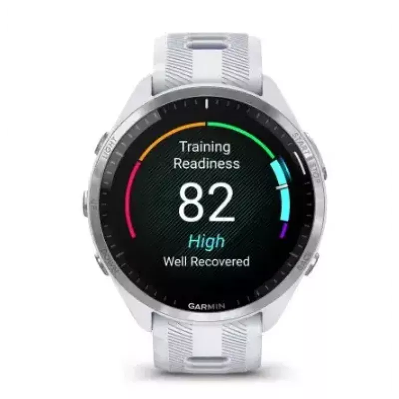 Garmin Forerunner 965 reloj inteligente, 47 mm, AMOLED de 1,4 pulgadas, 32 GB, GPS, blanco