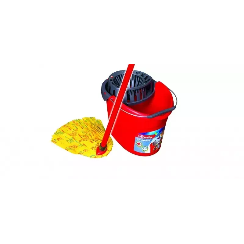 Recambio de fregona Vileda rojo amarillo