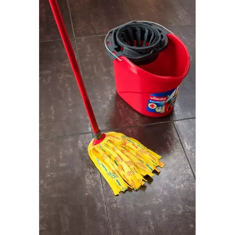 Recambio de fregona Vileda rojo amarillo