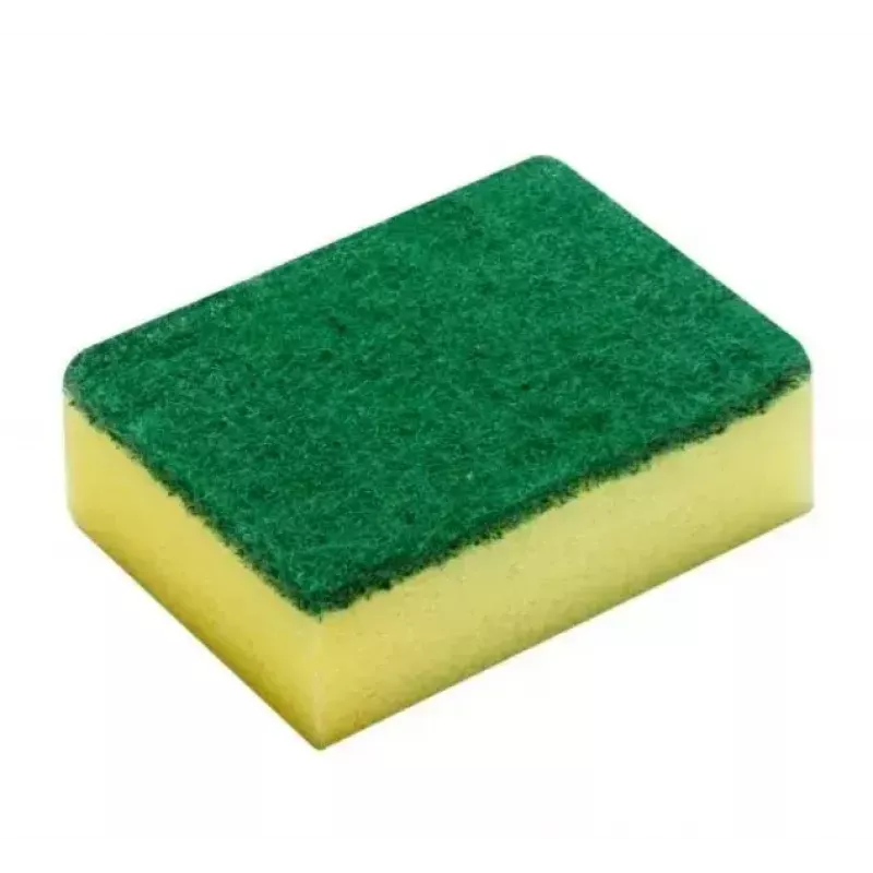 Estropajo VILEDA Tip-Top pack de 5, paños de fibra rectangulares 70×90×30 mm, amarillo