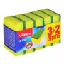 Estropajo VILEDA Tip-Top pack de 5, paños de fibra rectangulares 70×90×30 mm, amarillo