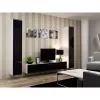 Soporte de TV cama meble VIGO 180 — 1800×400×300 mm, parte superior blanca, marco blanco, tablero de partículas