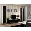 Soporte de TV cama meble VIGO 180 — 1800×400×300 mm, parte superior blanca, marco blanco, tablero de partículas