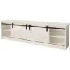Mueble TV Cama Meble GRANERO RTV 200x56,7x35 cm — parte superior blanca, cuerpo de aglomerado