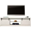Mueble TV Cama Meble GRANERO RTV 200x56,7x35 cm — parte superior blanca, cuerpo de aglomerado