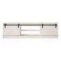 Mueble TV Cama Meble GRANERO RTV 200x56,7x35 cm — parte superior blanca, cuerpo de aglomerado