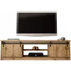 Mueble TV Cama Meble GRANERO RTV, acabado roble Wotan, 2000×350×567 mm