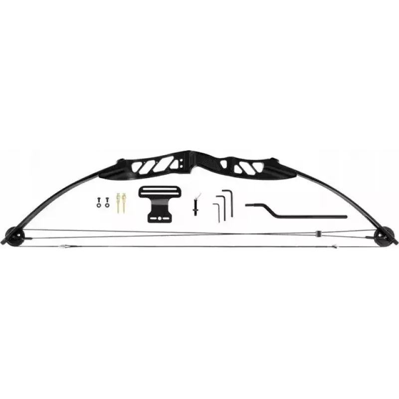 Poe Lang EK New Protex CO-047B-5529 arco compuesto, 29 pulgadas, 55 lbs, negro