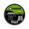Balines para carabina de aire RANGER PRORO 4,5 mm Diabolo — 500 uds., plata, dispensador de aluminio