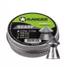 Balines diábolo RANGER PRORO.45.500.S — 4,5 mm Diabolo punta afilada, 500 uds., dispensador de aluminio