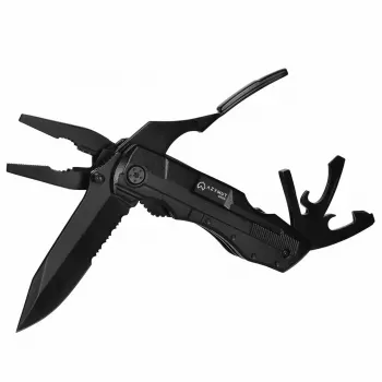 AZYMUT Gron H-P224052 herramienta multiusos, 11 herramientas + 9 puntas + funda
