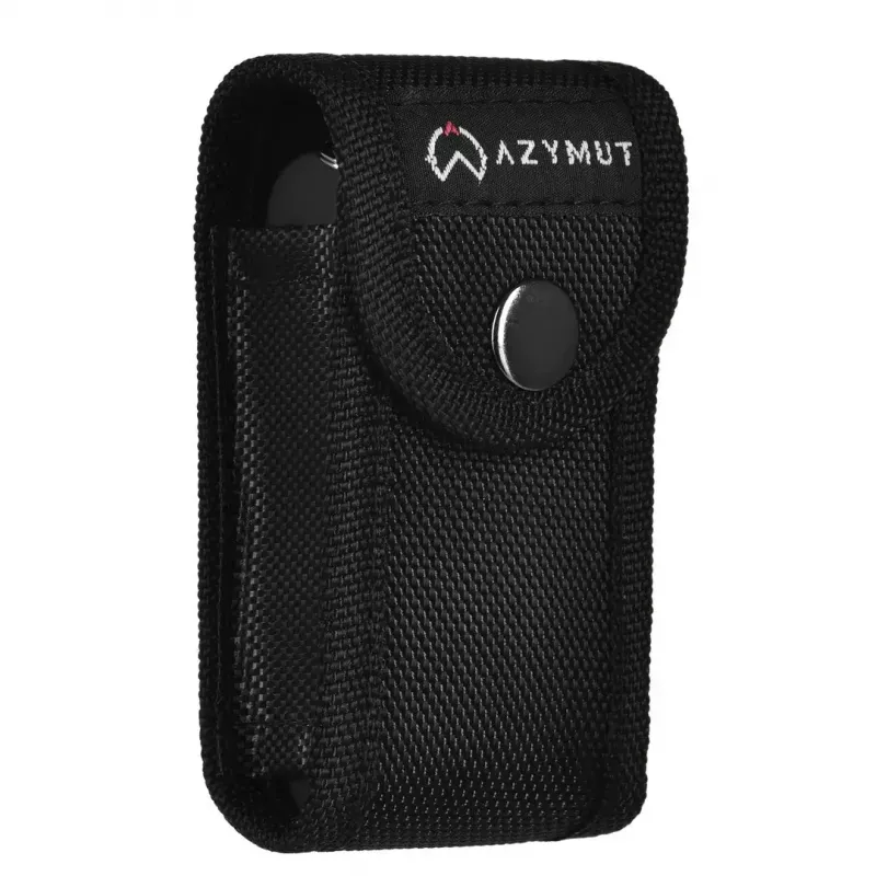 Navaja AZYMUT Tatron Navaja multiusos con 25 herramientas, acero inoxidable, 9 cm plegada, 200 g, funda de cuero