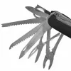 Navaja AZYMUT Tatron Navaja multiusos con 25 herramientas, acero inoxidable, 9 cm plegada, 200 g, funda de cuero