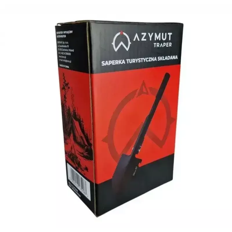 AZYMUT Trapper H-C271008 pala táctica multifunción con funda, negra
