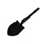 Pala táctica plegable AZYMUT Trapper — acero inoxidable, negra, 410 mm, 565 g