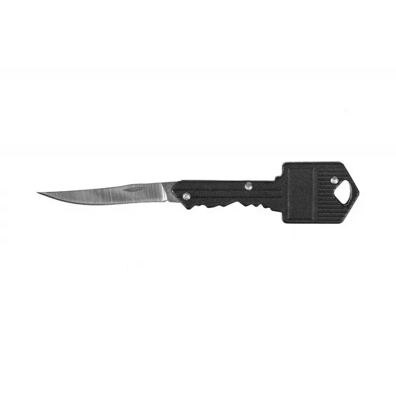Navaja GUARD YC-006-BL — compacta negra, hoja de acero inoxidable 50 mm, plegada 70 mm, peso 80 g