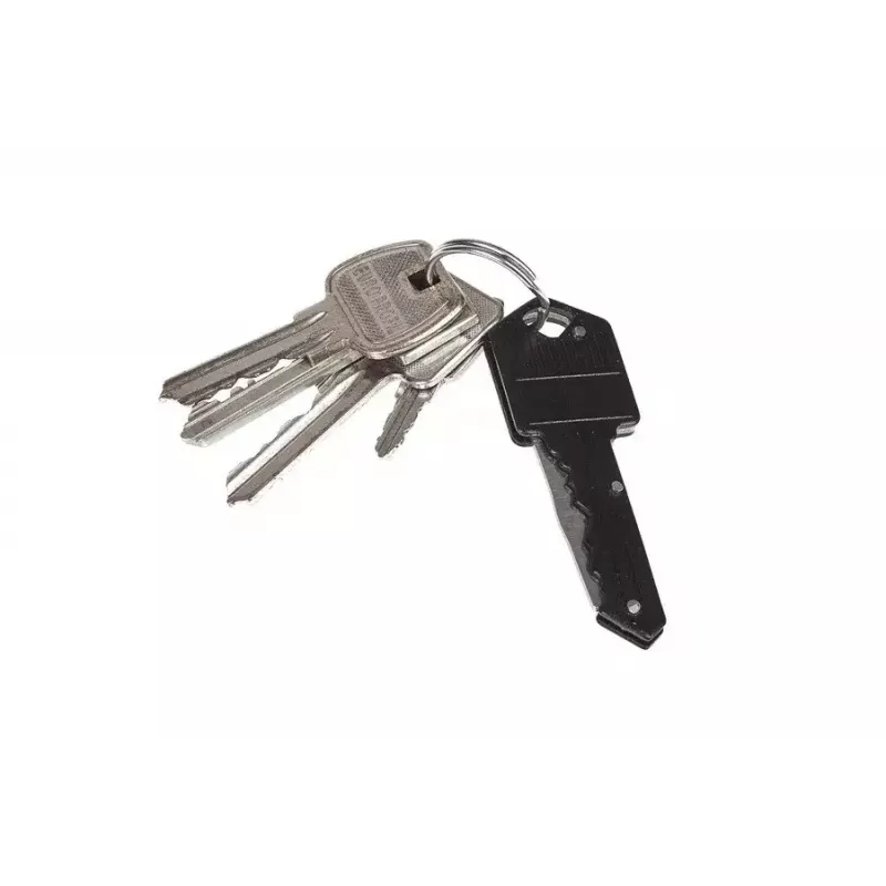 Navaja GUARD YC-006-BL — compacta negra, hoja de acero inoxidable 50 mm, plegada 70 mm, peso 80 g