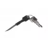 Navaja GUARD YC-006-BL — compacta negra, hoja de acero inoxidable 50 mm, plegada 70 mm, peso 80 g