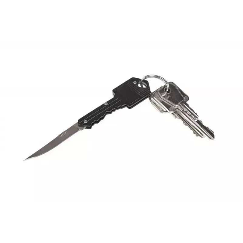 Navaja GUARD YC-006-BL — compacta negra, hoja de acero inoxidable 50 mm, plegada 70 mm, peso 80 g