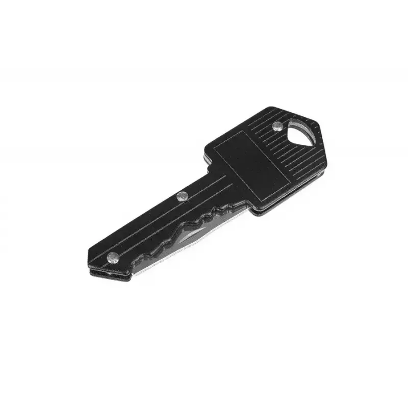 Navaja GUARD YC-006-BL — compacta negra, hoja de acero inoxidable 50 mm, plegada 70 mm, peso 80 g