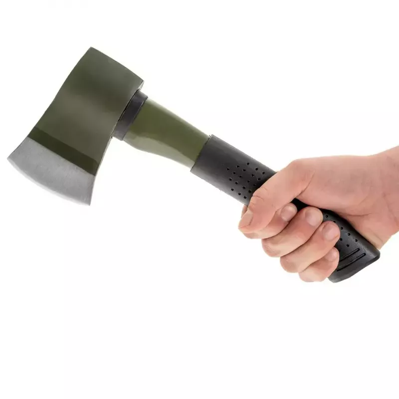 Mil-Tec hacha con funda, verde oliva