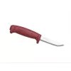 Cuchillo fijo Mora BASIC 511 — hoja de acero al carbono, mango rojo