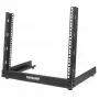 Rack de red Intellinet 19 pulgadas - estructura abierta (sobremesa), 8U, negro, embalaje plano