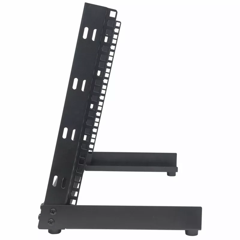 Rack de red Intellinet 19 pulgadas - estructura abierta (sobremesa), 8U, negro, embalaje plano