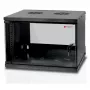 Techly armario rack de pared 19 6U D320 negro montado I-CASE EL-1006B32