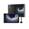 HUION Kamvas Pro 13 (2.5K) GT1302 tableta gráfica con pantalla, IPS 2.5K de 13,3 pulgadas, punto cuántico, 286,5×179 mm, 8192 niveles de presión, 5080 lpi, USB-C, plateada