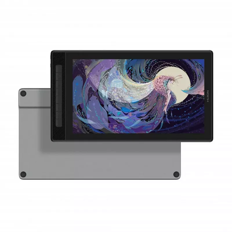 Tableta gráfica HUION Kamvas Pro 16 GT1602 39,8 cm (15,7 pulgadas) pantalla IPS 2.5K, 8192 niveles de presión, 8 teclas programables, USB-C/HDMI