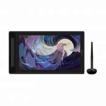 Tableta gráfica HUION Kamvas Pro 16 GT1602 39,8 cm (15,7 pulgadas) pantalla IPS 2.5K, 8192 niveles de presión, 8 teclas programables, USB-C/HDMI