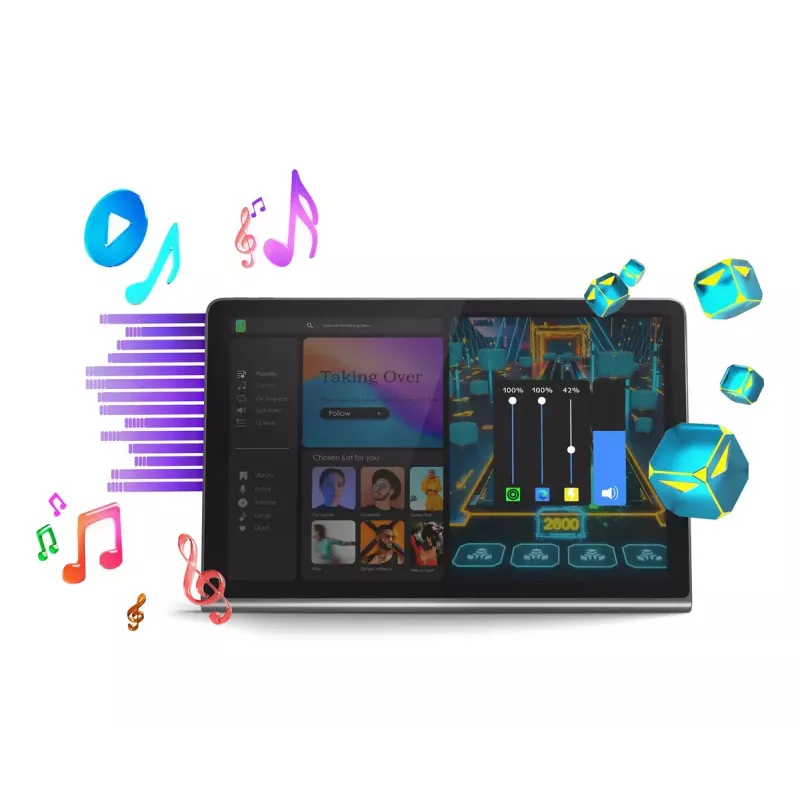 Tablet Lenovo Tab Plus 11.5 pulgadas Luna Grey, MediaTek Helio G99, 8 GB RAM, 128 GB, Android 14, 11.5 pulgadas 2000×1200 90 Hz