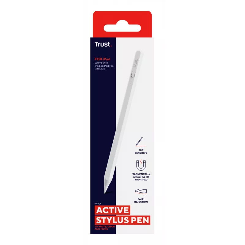 Lápiz stylus Trust Kyna 13 g blanco compatibilidad con tablet