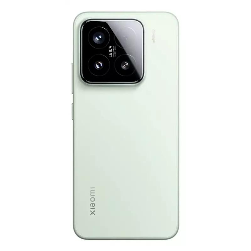 Xiaomi 15 MZB0ITWEU smartphone, 5G, Snapdragon 8 Elite, 12 GB RAM, 512 GB, AMOLED de 6,36 pulgadas 2670×1200, triple cámara de 50 MP, 5240 mAh, Dual SIM, Android 15, verde