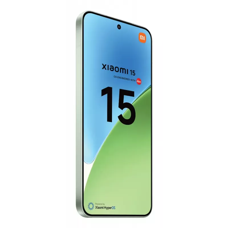 Xiaomi 15 MZB0ITWEU smartphone, 5G, Snapdragon 8 Elite, 12 GB RAM, 512 GB, AMOLED de 6,36 pulgadas 2670×1200, triple cámara de 50 MP, 5240 mAh, Dual SIM, Android 15, verde
