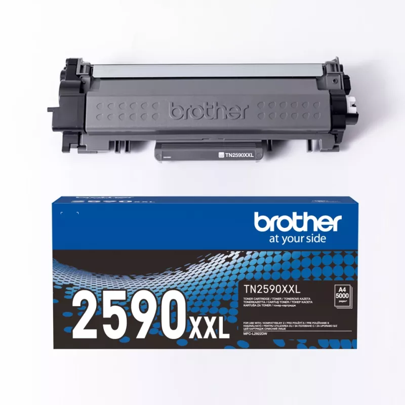 Tóner Brother TN-2590XXL Original Negro, pack de 1, aprox. 5000 páginas