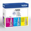 Pack de cartuchos de tinta compatibles Brother BT-5000C, combinación de 3 colores (cian, magenta, amarillo), 3 uds., 48,8 ml, 5000 páginas