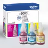 Pack de cartuchos de tinta compatibles Brother BT-5000C, combinación de 3 colores (cian, magenta, amarillo), 3 uds., 48,8 ml, 5000 páginas